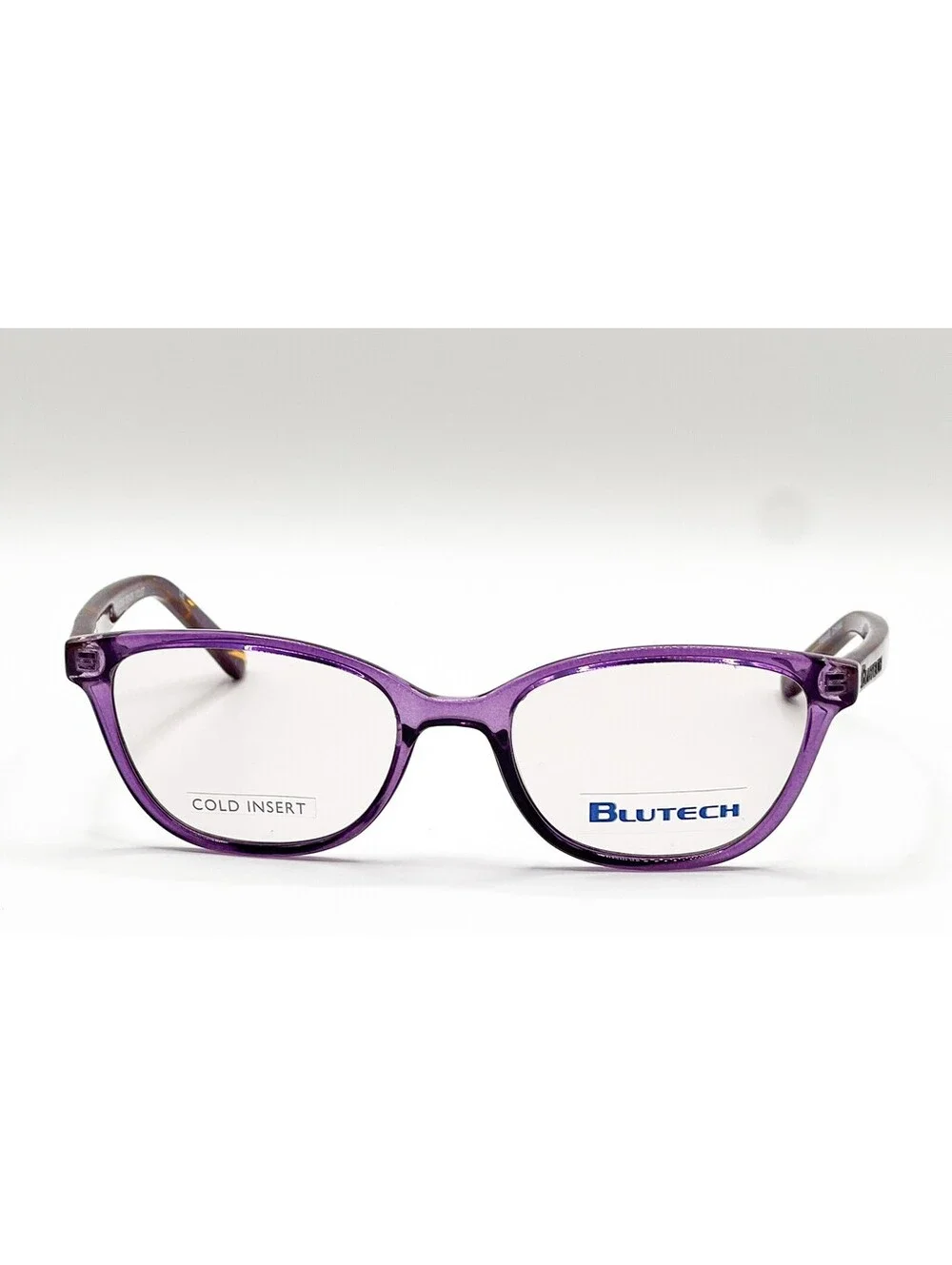 Blutech Mercedes Bends Violet Cat Eye Authentic Eyeglass Frames 48-16-130